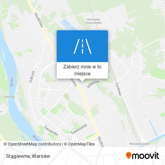 Mapa Stągiewna