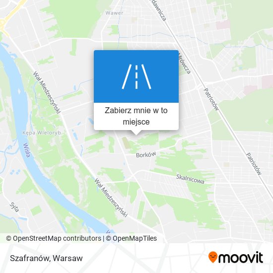 Mapa Szafranów