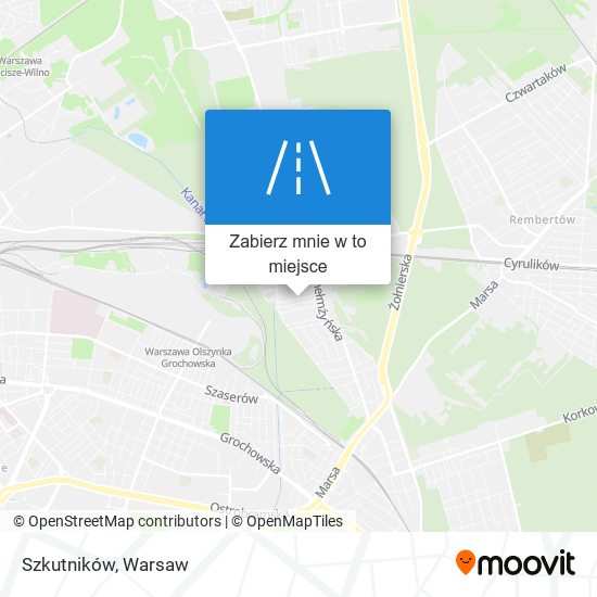 Mapa Szkutników