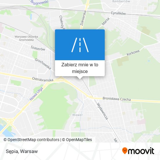 Mapa Sępia