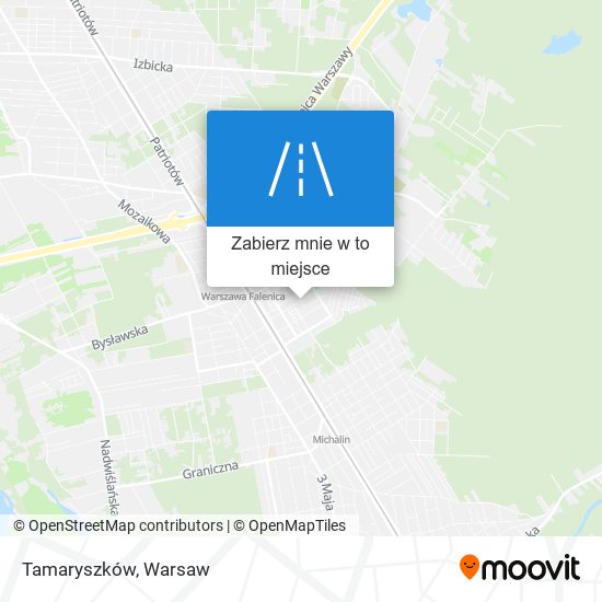 Mapa Tamaryszków