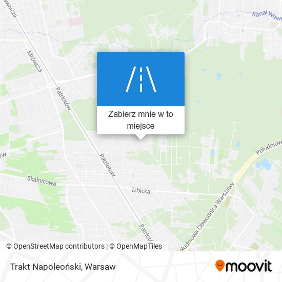 Mapa Trakt Napoleoński