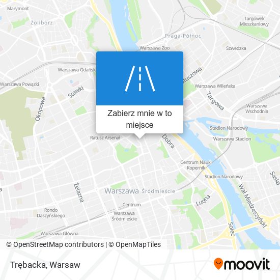 Mapa Trębacka