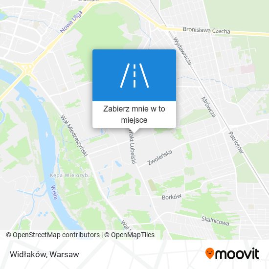 Mapa Widłaków