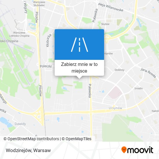 Mapa Wodzirejów