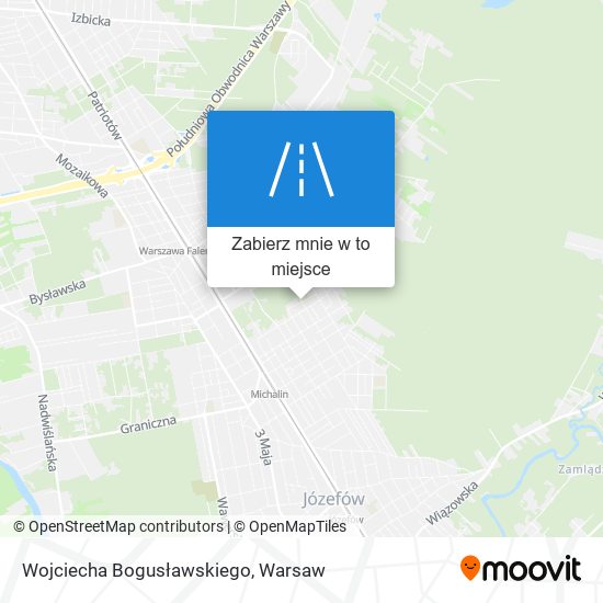 Mapa Wojciecha Bogusławskiego