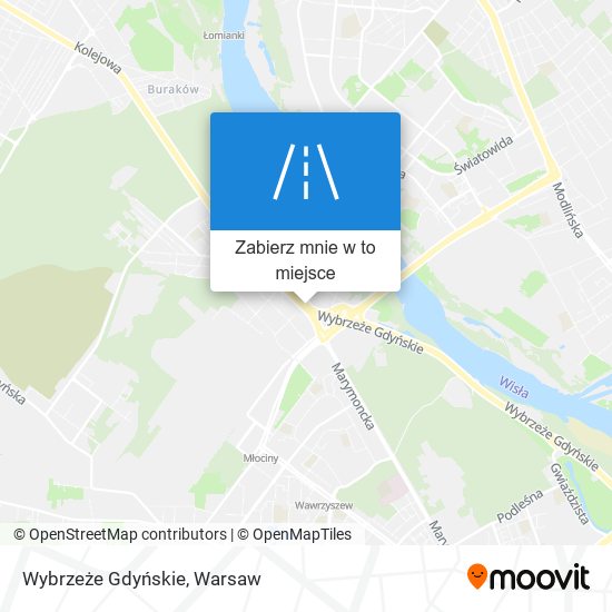 Mapa Wybrzeże Gdyńskie