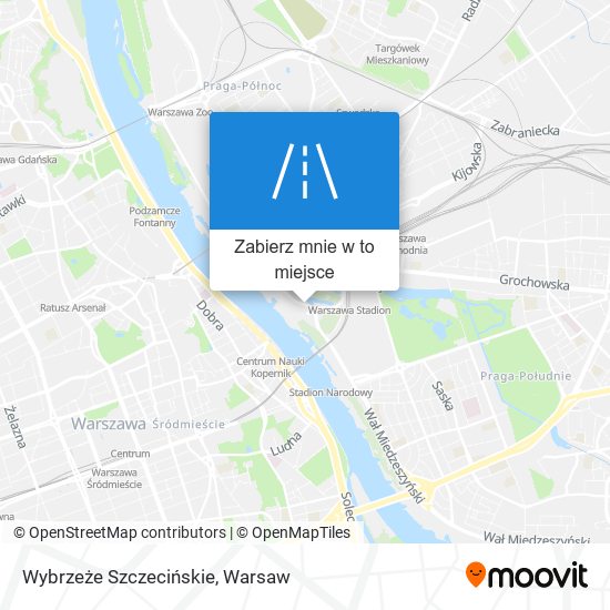 Mapa Wybrzeże Szczecińskie