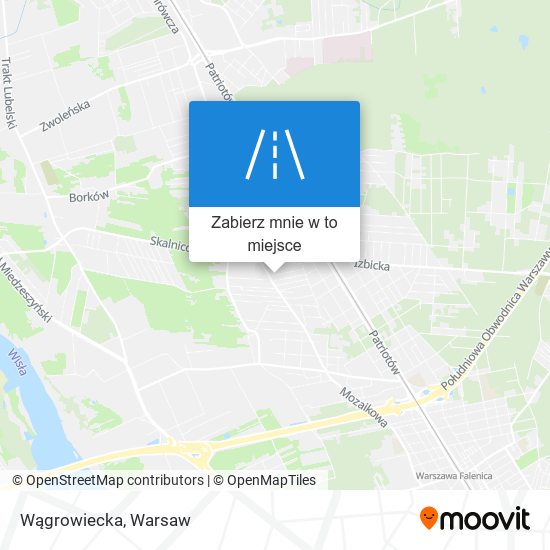 Mapa Wągrowiecka