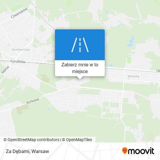 Mapa Za Dębami