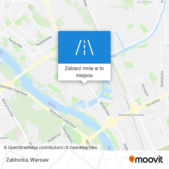 Mapa Zabłocka