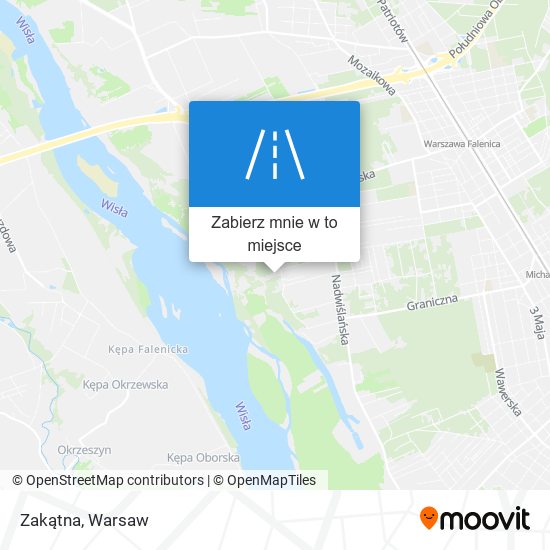 Mapa Zakątna