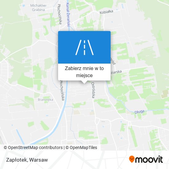 Mapa Zapłotek