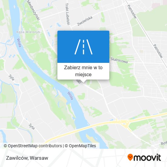 Mapa Zawilców