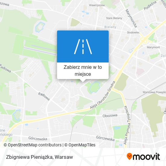 Mapa Zbigniewa Pieniążka