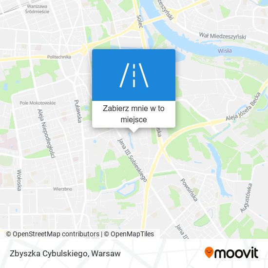 Mapa Zbyszka Cybulskiego