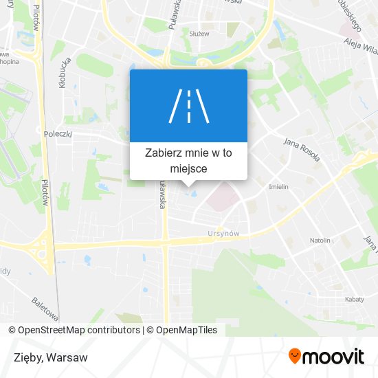 Mapa Zięby