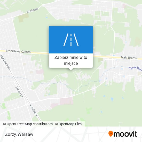 Mapa Zorzy