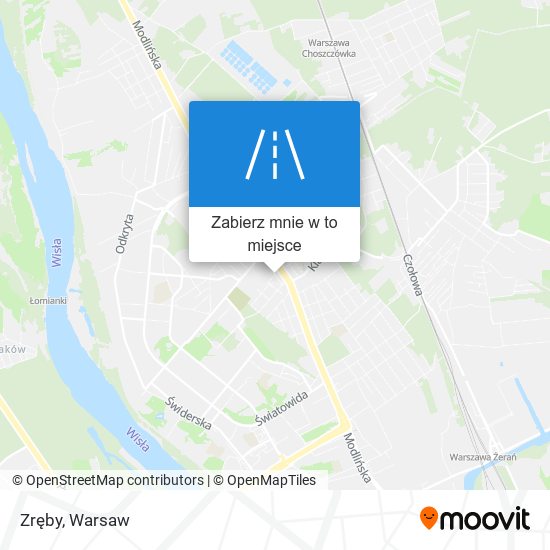 Mapa Zręby