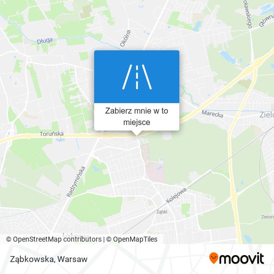 Mapa Ząbkowska