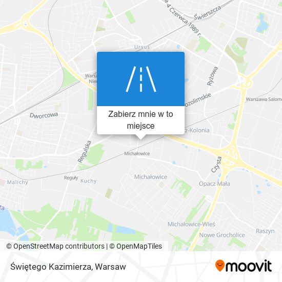 Mapa Świętego Kazimierza