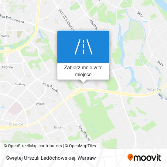 Mapa Świętej Urszuli Ledóchowskiej