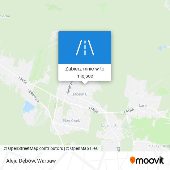 Mapa Aleja Dębów