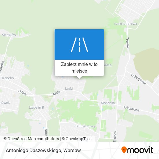 Mapa Antoniego Daszewskiego