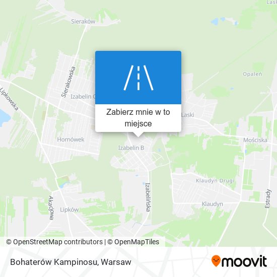 Mapa Bohaterów Kampinosu