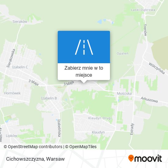 Mapa Cichowszczyzna