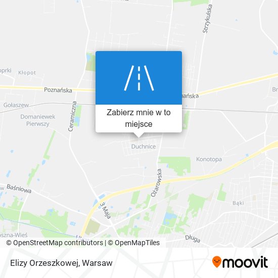 Mapa Elizy Orzeszkowej