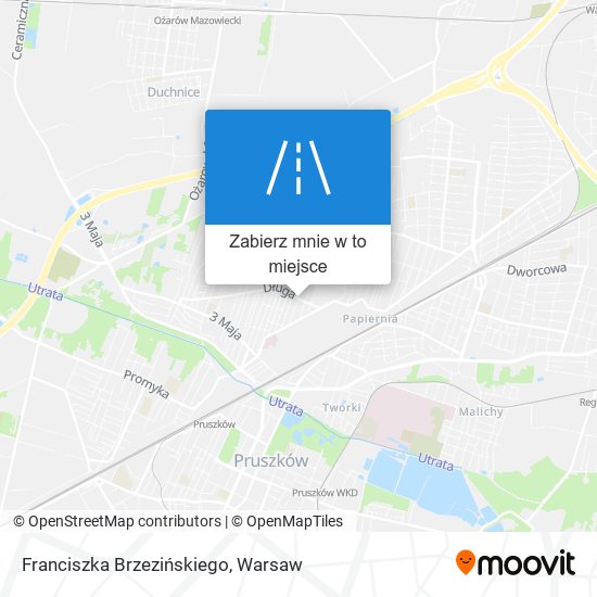 Mapa Franciszka Brzezińskiego