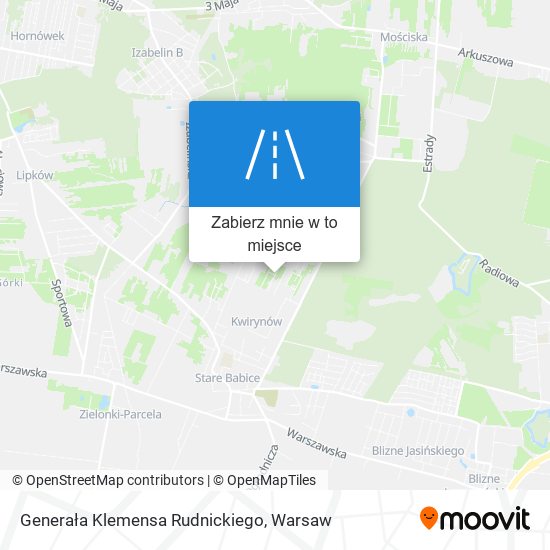 Mapa Generała Klemensa Rudnickiego