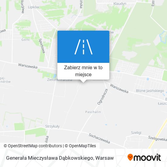 Mapa Generała Mieczysława Dąbkowskiego