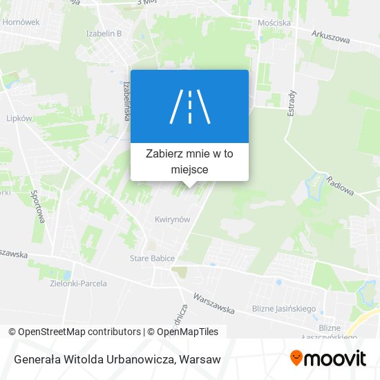 Mapa Generała Witolda Urbanowicza