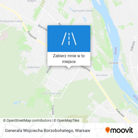 Mapa Generała Wojciecha Borzobohatego