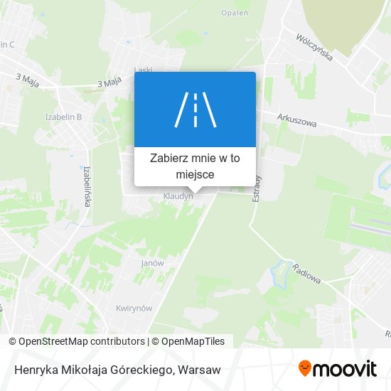 Mapa Henryka Mikołaja Góreckiego