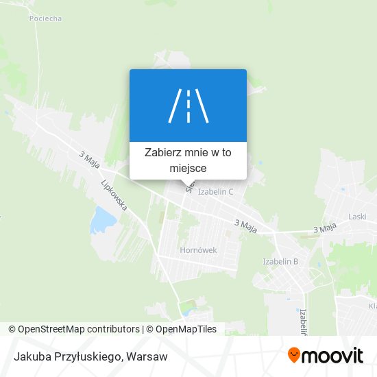 Mapa Jakuba Przyłuskiego