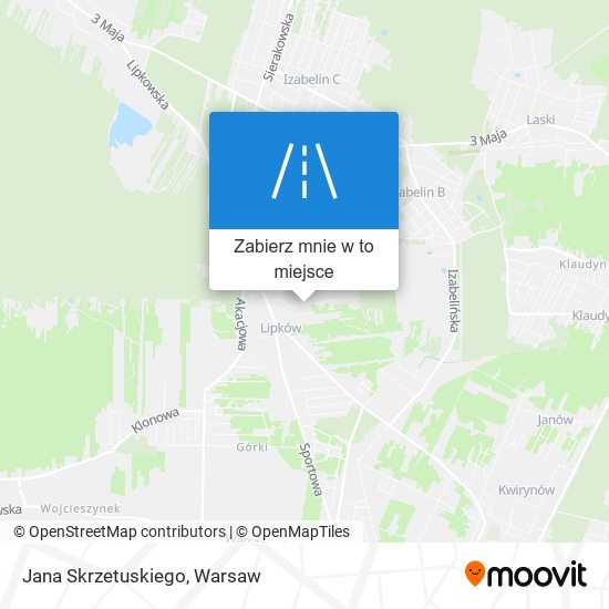 Mapa Jana Skrzetuskiego