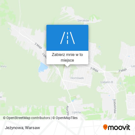 Mapa Jeżynowa