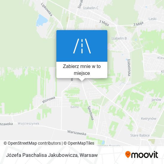 Mapa Józefa Paschalisa Jakubowicza