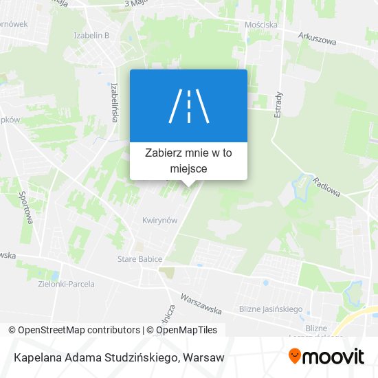 Mapa Kapelana Adama Studzińskiego