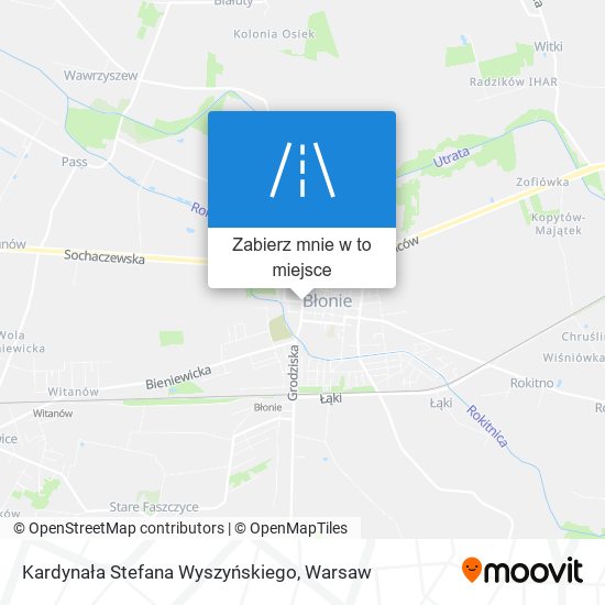 Mapa Kardynała Stefana Wyszyńskiego