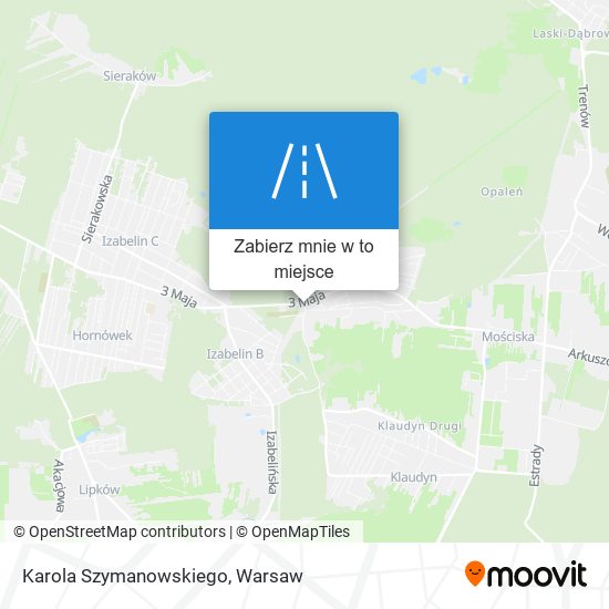 Mapa Karola Szymanowskiego