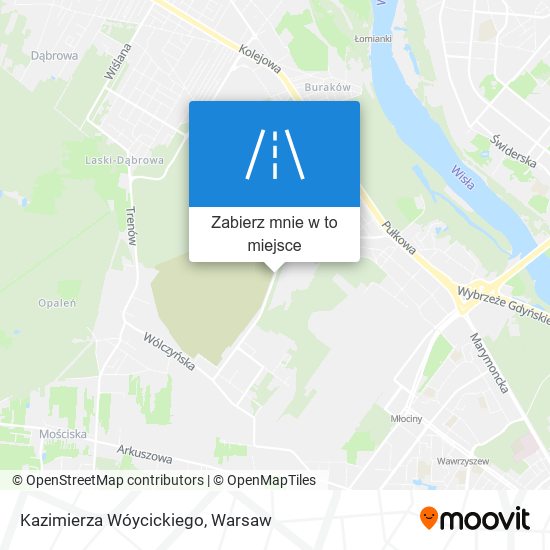 Mapa Kazimierza Wóycickiego