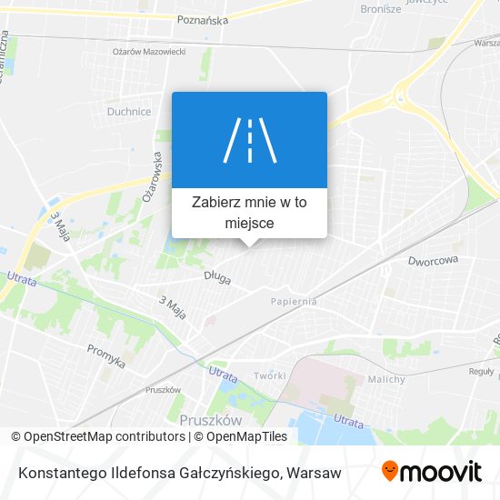 Mapa Konstantego Ildefonsa Gałczyńskiego