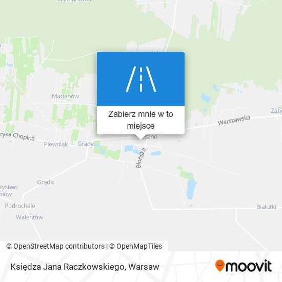 Mapa Księdza Jana Raczkowskiego