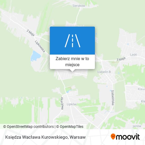 Mapa Księdza Wacława Kurowskiego