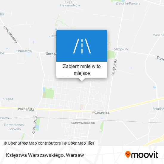 Mapa Księstwa Warszawskiego