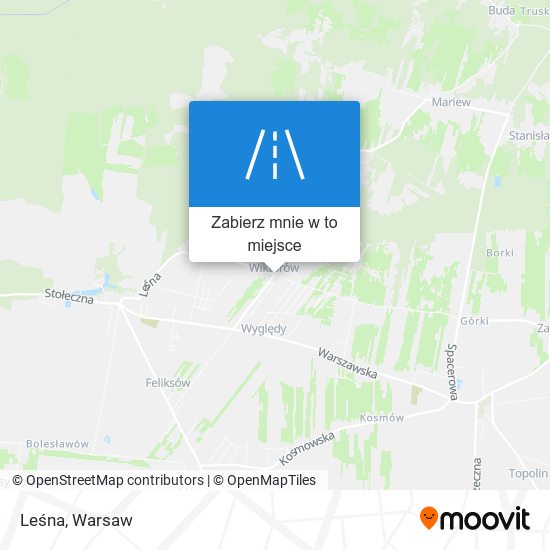 Mapa Leśna